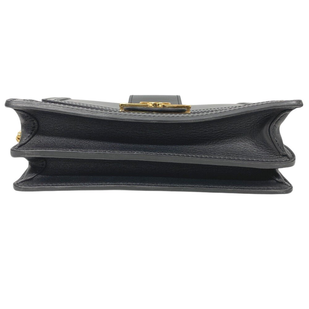 LOUIS VUITTON Shoulder Bag M55821 leather black LV Lock Dauphine MM | AlmaBagz - Image 7