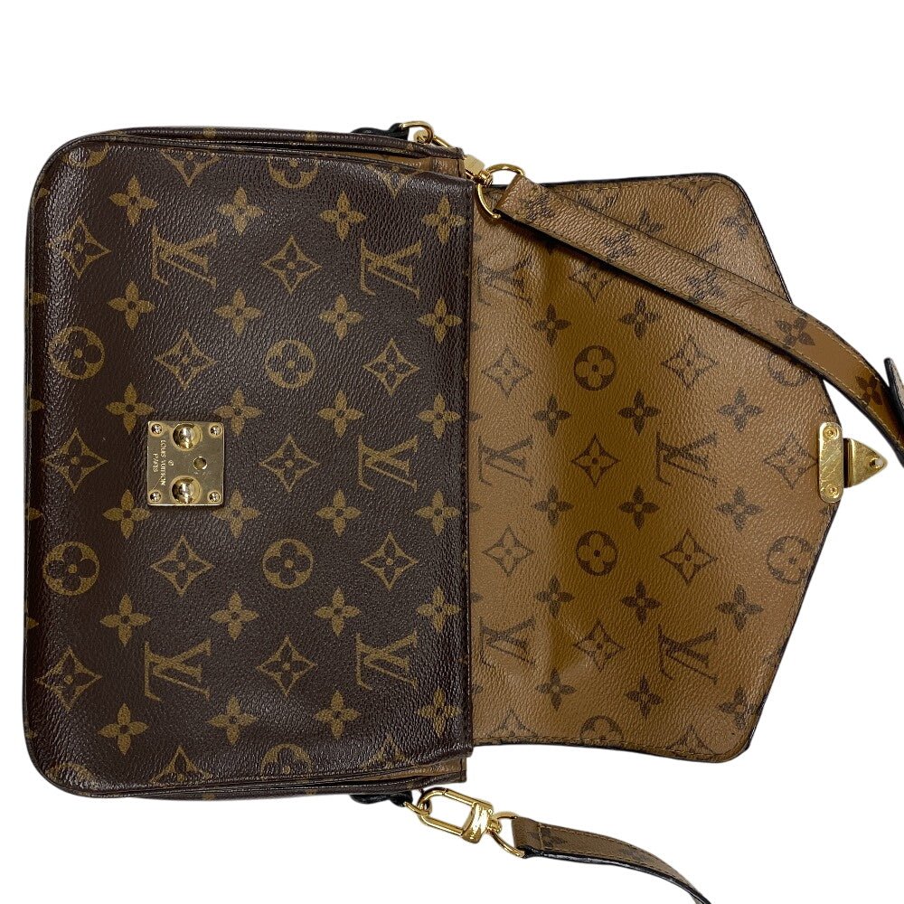 LOUIS VUITTON Shoulder Bag M44876 Monogram Brown Monogram reverse Pochette Metis MM | AlmaBagz - Image 9