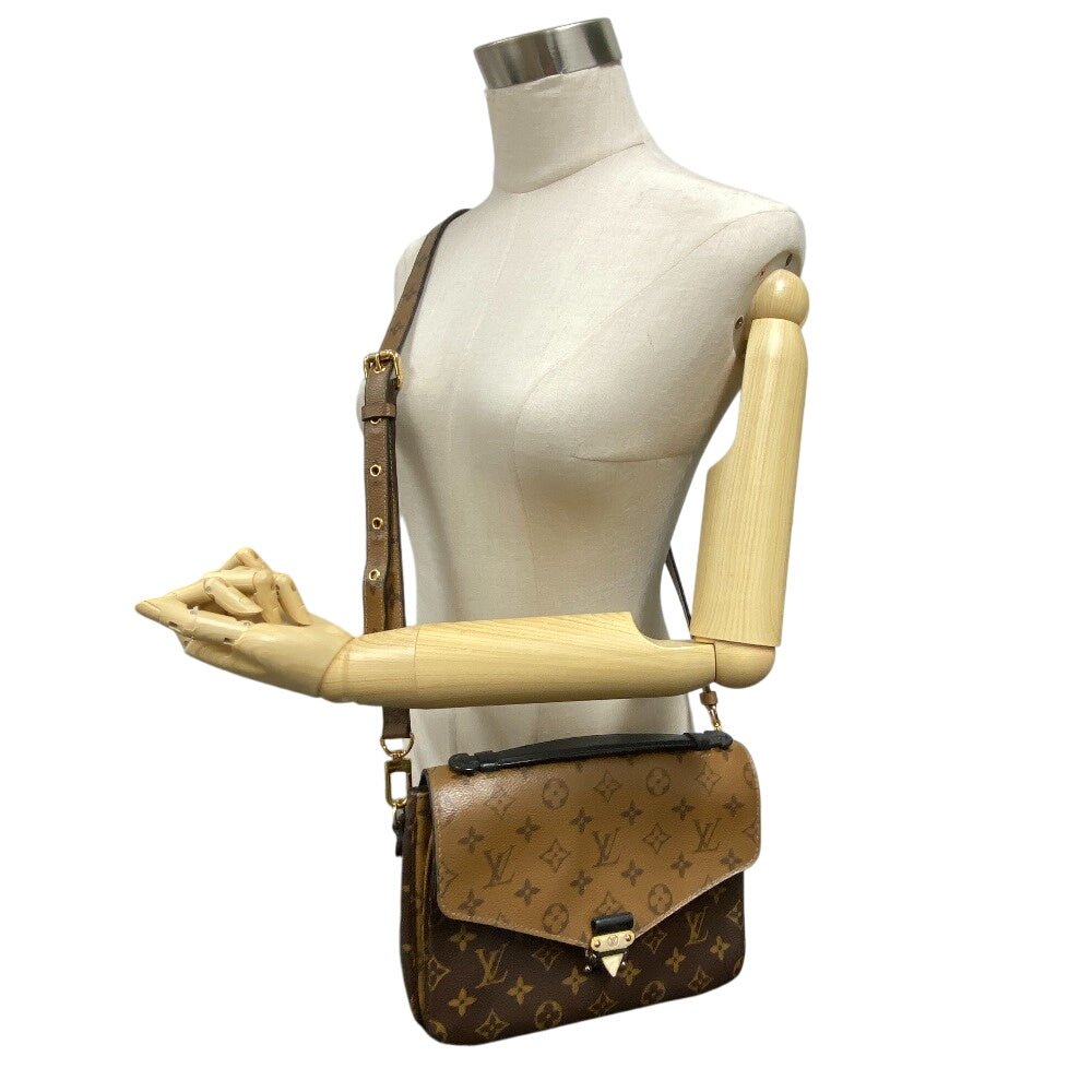 LOUIS VUITTON Shoulder Bag M44876 Monogram Brown Monogram reverse Pochette Metis MM | AlmaBagz - Image 12