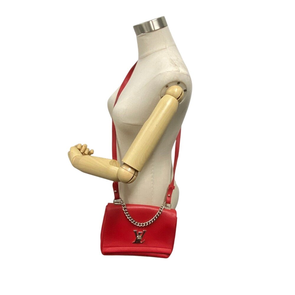 LOUIS VUITTON Shoulder Bag M51202 leather Red LV logo Rock Me 2 BB | AlmaBagz - Image 12