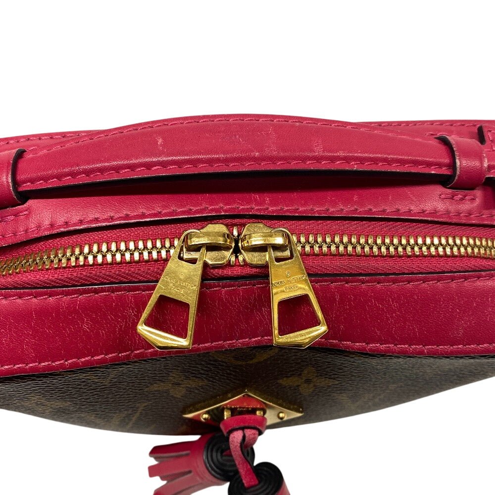 LOUIS VUITTON Shoulder Bag M43557 Monogram, PVC coated canvas Brown Monogram Saintonge | AlmaBagz - Image 9