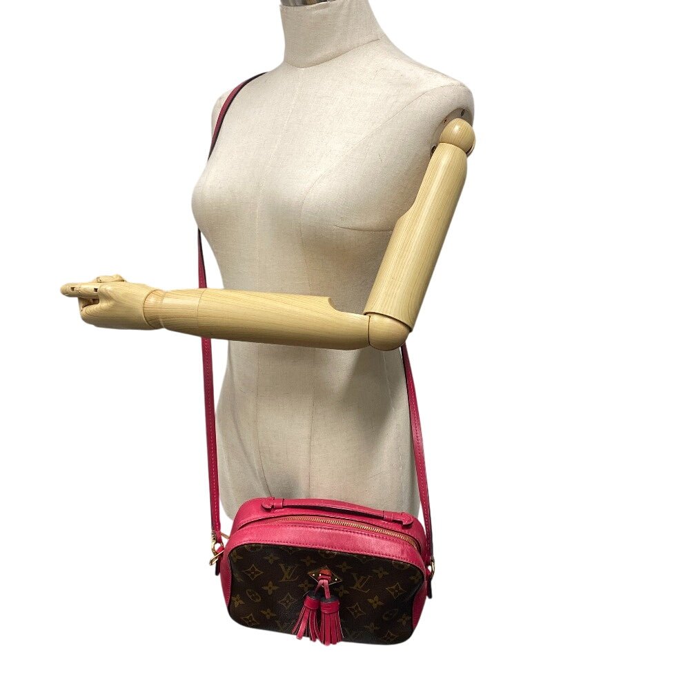 LOUIS VUITTON Shoulder Bag M43557 Monogram, PVC coated canvas Brown Monogram Saintonge | AlmaBagz - Image 15