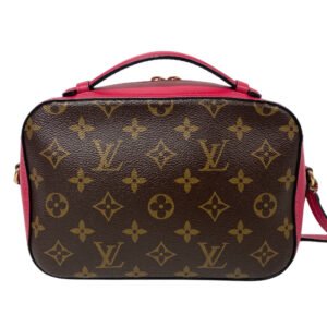 LOUIS VUITTON Shoulder Bag M43557 Monogram, PVC coated canvas Brown Monogram Saintonge | AlmaBagz