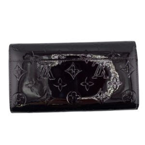 LOUIS VUITTON Long Wallet Purse M90152 Vernis Amarrant Monogram Portefeuille Sarah | AlmaBagz