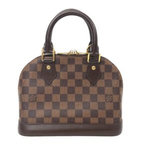 LOUIS VUITTON Handbag N41221 Damier Brown Damier Alma BB | AlmaBagz