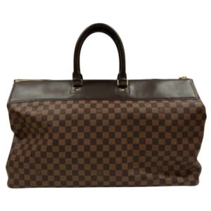 LOUIS VUITTON Boston Duffel bag N41155 Damier Brown Damier Greenwich GM | AlmaBagz