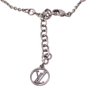 LOUIS VUITTON Necklace M63197 Gold Plated Silver Necklace Essential V | AlmaBagz