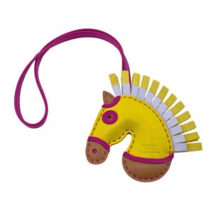 HERMES charm Anyo Miro yellow Gigi Camaille | AlmaBagz