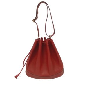 HERMES Shoulder Bag Leather, Courchevel Red Ardenne Market GM | AlmaBagz