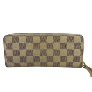 LOUIS VUITTON Long Wallet Purse N61210 Damier Azur white Damier Azur Portefeuille Clemence | AlmaBagz