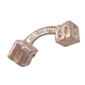 HERMES cuffs Silver925 Silver H cube | AlmaBagz