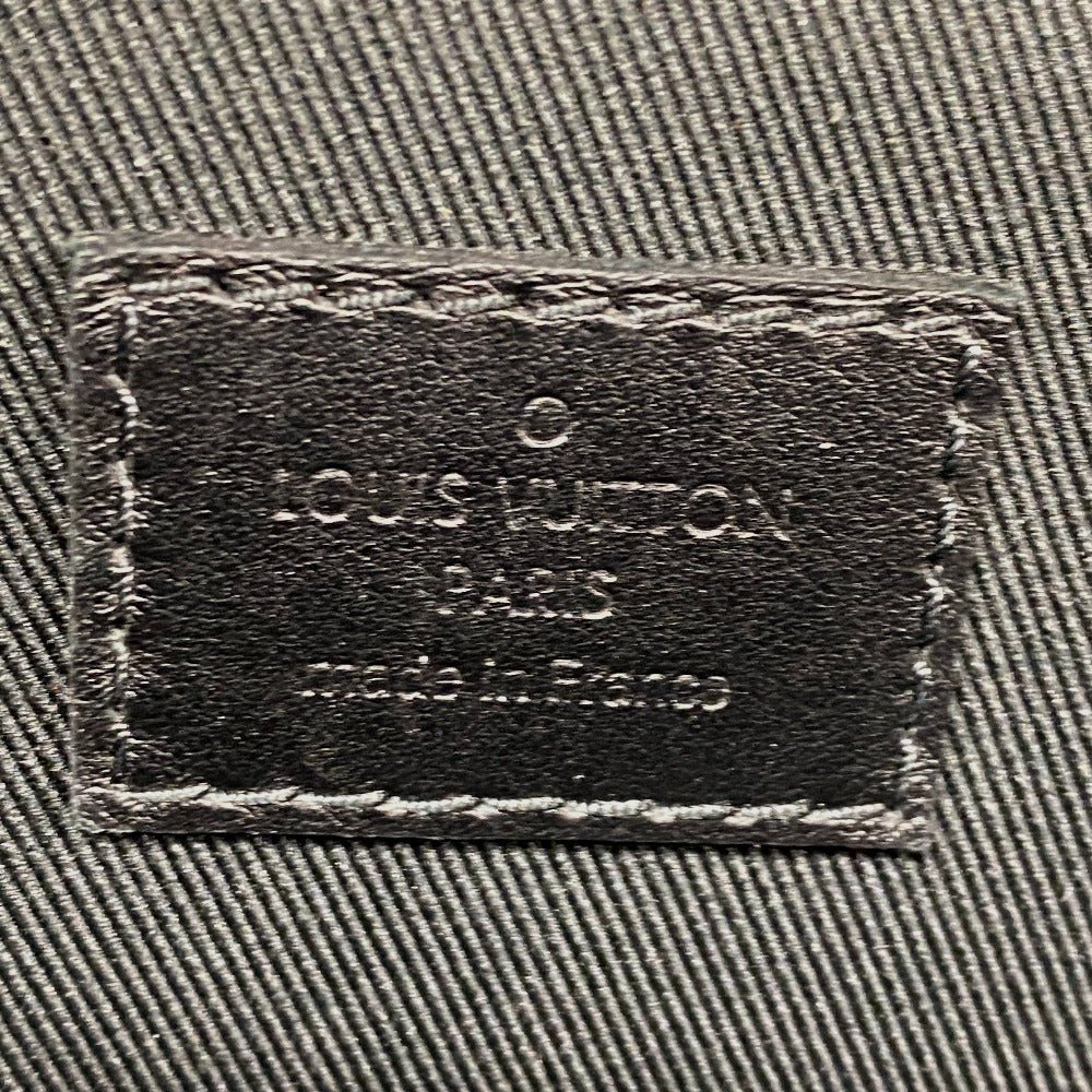 LOUIS VUITTON Sling bag M46035 leather black Discovery Bum Bag Monogram Eclipse mens Used | AlmaBagz - Image 9