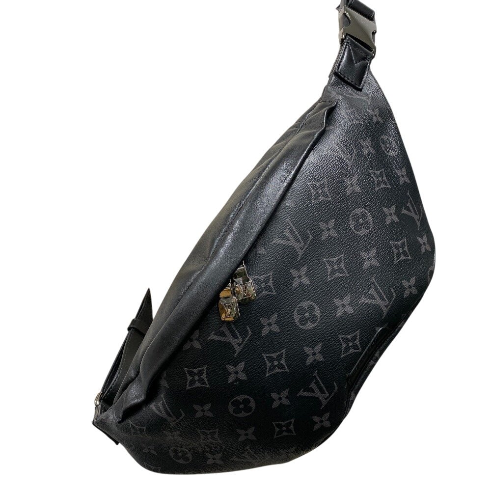 LOUIS VUITTON Sling bag M46035 leather black Discovery Bum Bag Monogram Eclipse mens Used | AlmaBagz - Image 11