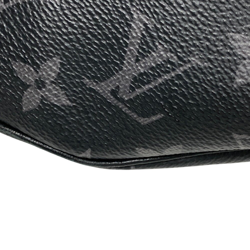LOUIS VUITTON Sling bag M46035 leather black Discovery Bum Bag Monogram Eclipse mens Used | AlmaBagz - Image 4