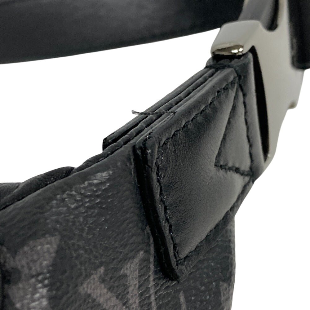 LOUIS VUITTON Sling bag M46035 leather black Discovery Bum Bag Monogram Eclipse mens Used | AlmaBagz - Image 7