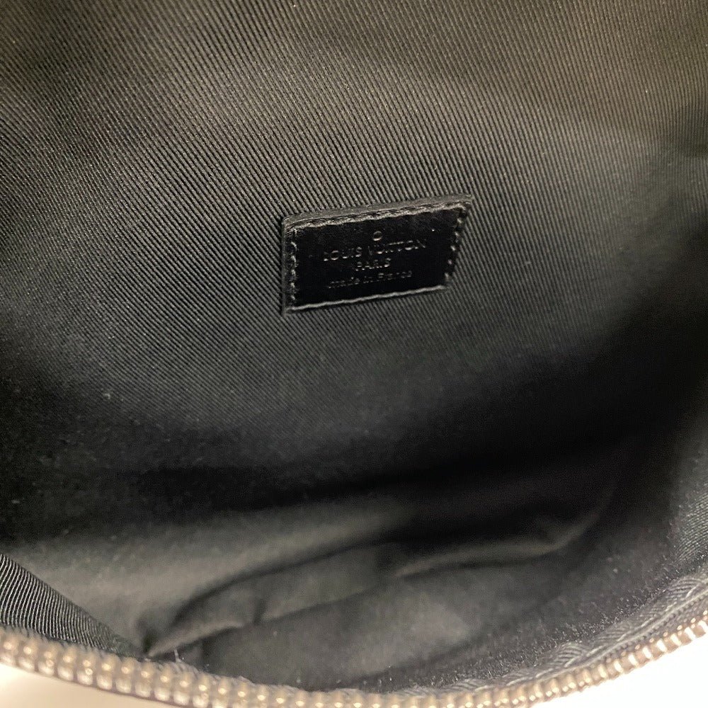 LOUIS VUITTON Sling bag M46035 leather black Discovery Bum Bag Monogram Eclipse mens Used | AlmaBagz - Image 8