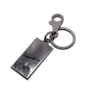 HERMES key ring Stainless Steel black Illusion mens Used | AlmaBagz