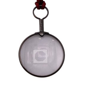HERMES Necklace Silver925 , Leather Red Loupe Women Used | AlmaBagz