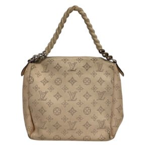 LOUIS VUITTON Handbag M51767 Mahina cream Mahina BabyloneChainBB Women Used | AlmaBagz