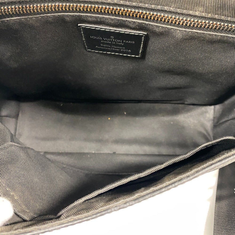 LOUIS VUITTON Shoulder Bag M40511 leather black Monogram Eclipse Messenger voyage PM mens Used | AlmaBagz - Image 9