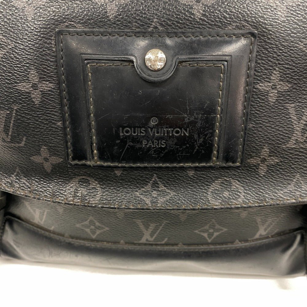 LOUIS VUITTON Shoulder Bag M40511 leather black Monogram Eclipse Messenger voyage PM mens Used | AlmaBagz - Image 6