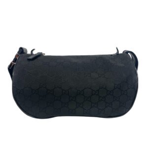 GUCCI Sling bag Nylon, Leather black GG nylon unisex(Unisex) Used | AlmaBagz