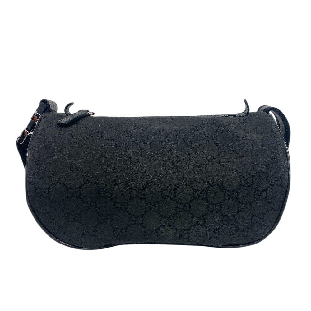 GUCCI Sling bag Nylon, Leather black GG nylon unisex(Unisex) Used | AlmaBagz