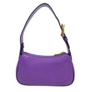 GUCCI Handbag 739076 leather purple GG Marmont Aphrodite Small Women Used | AlmaBagz