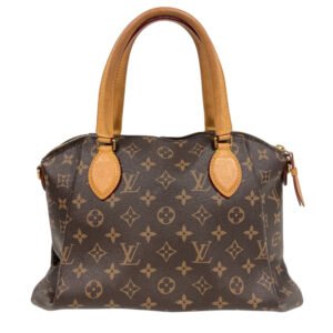 LOUIS VUITTON Handbag M44546 leather Brown Monogram Rivory MM Women Used | AlmaBagz