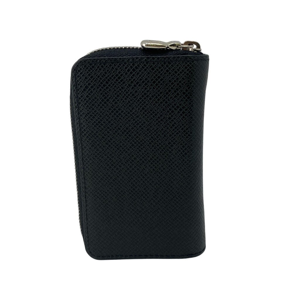 LOUIS VUITTON Coin case M30511 Noir Taiga Zip around purse mens Used | AlmaBagz