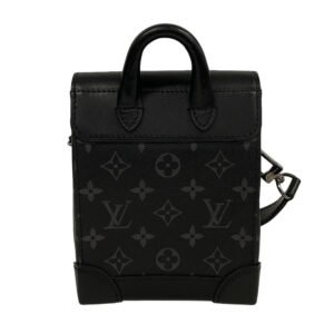 LOUIS VUITTON Shoulder Bag M82774 Monogram Eclipse black Monogram Eclipse Nano Steamer mens Used | AlmaBagz