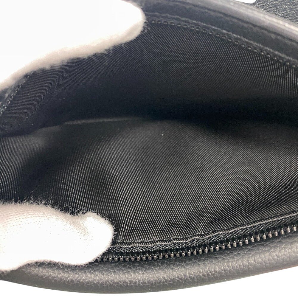 LOUIS VUITTON Shoulder Bag M57081 Grain Calfskin Leather black LV Aerogram takeoff sling mens Used | AlmaBagz - Image 8