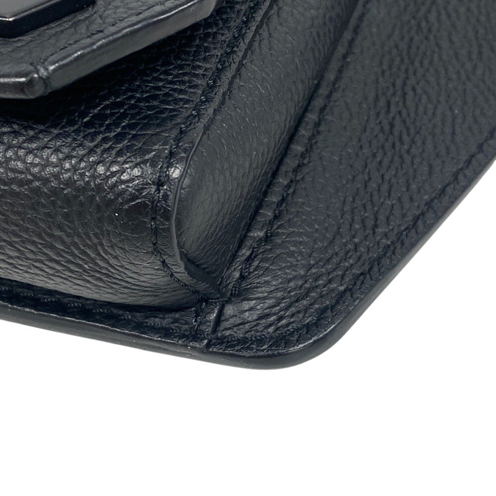 LOUIS VUITTON Shoulder Bag M57081 Grain Calfskin Leather black LV Aerogram takeoff sling mens Used | AlmaBagz - Image 4