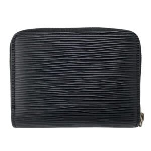 LOUIS VUITTON Coin case M60152 leather black 1 Epi Zip around purse mens(Unisex) Used | AlmaBagz