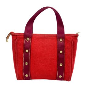 LOUIS VUITTON Handbag M40037 canvas Red With logo Antigua Kava PM Women Used | AlmaBagz