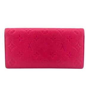 LOUIS VUITTON Long Wallet Purse M62371 Monogram Ann Platt pink Portefeuille Emily Women Used | AlmaBagz