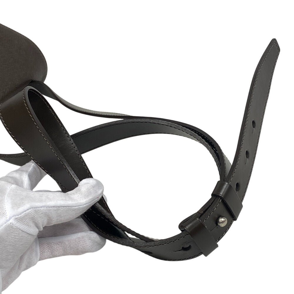 LOUIS VUITTON Shoulder Bag M30898 leather Brown Taiga Saratov PM mens Used | AlmaBagz - Image 4