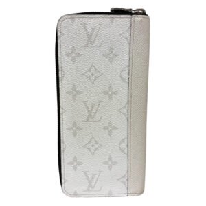LOUIS VUITTON Long Wallet Purse M31078 leather white Taigalama Zippy Wallet Vertical | AlmaBagz