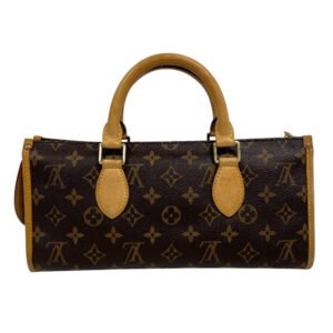 LOUIS VUITTON Handbag M40009 leather Brown Monogram Popan cool Women Used | AlmaBagz