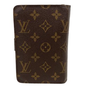 LOUIS VUITTON Bifold Wallet M61207 leather Brown Compact wallet Monogram Porto Papie Zip Women(Unisex) Used | AlmaBagz