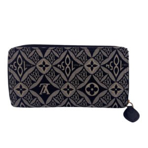 LOUIS VUITTON Long Wallet Purse M80324 Canvas, Leather black Monogram jacquard Since1854 Zippy wallet(Unisex) Used | AlmaBagz