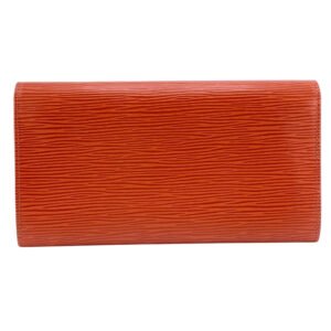 LOUIS VUITTON Long Wallet Purse M60321 leather Kenya Brown Portefeuille Epi Sara unisex(Unisex) Used | AlmaBagz