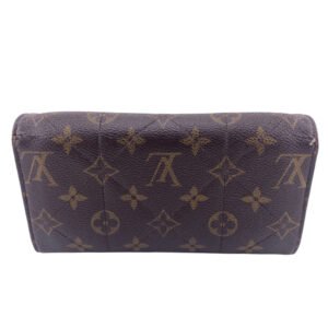 LOUIS VUITTON Long Wallet Purse M66556 leather Brown Portefeuille Monogram Etoile Sara(Unisex) Used | AlmaBagz