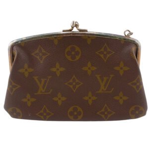 LOUIS VUITTON Pouch leather Brown Monogram USA | AlmaBagz