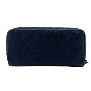LOUIS VUITTON Long Wallet Purse M69047 leather black Monogram Ann Platt Zippy Wallet Vertical | AlmaBagz