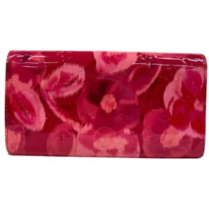 LOUIS VUITTON Long Wallet Purse M90022 Monogram Vernis pink Ikat flower Portefeuille Sarah | AlmaBagz