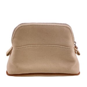 HERMES Pouch canvas beige Bollid pouch mini | AlmaBagz