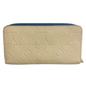 LOUIS VUITTON Long Wallet Purse M63925 leather Ivory Monogram Ann Platt Zippy wallet | AlmaBagz