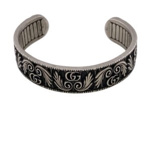GUCCI Bangle Silver925 Silver GG Marmont | AlmaBagz