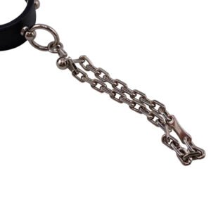 HERMES Other accessories Gold Plated, Leather black Serie button saddle | AlmaBagz